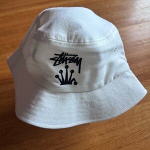 Stussy Cream Bucket Hat